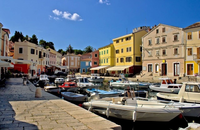 Apartamento en Mali Lošinj con Terraza, Acondicionador, WIFI, Lavadora (4241-3)