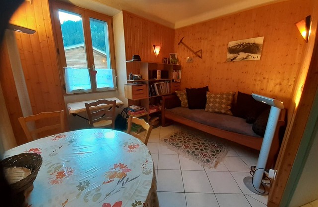 Apartamento 'La Mer De Glace' con vistas a la montaña y Wi-Fi