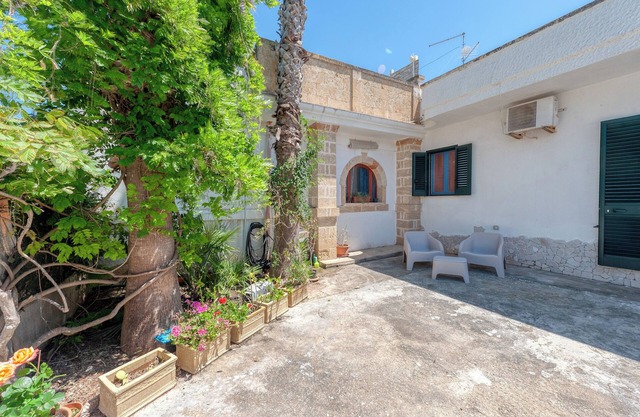 Apartamento 'La Corte Del Geco' con terraza privada, Wi-Fi y aire acondicionado