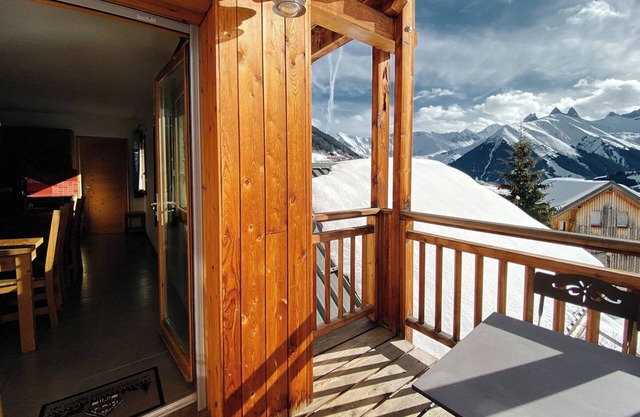 Apartamento 'Le Pralud' con vistas a la montaña, terraza compartida y Wi-Fi