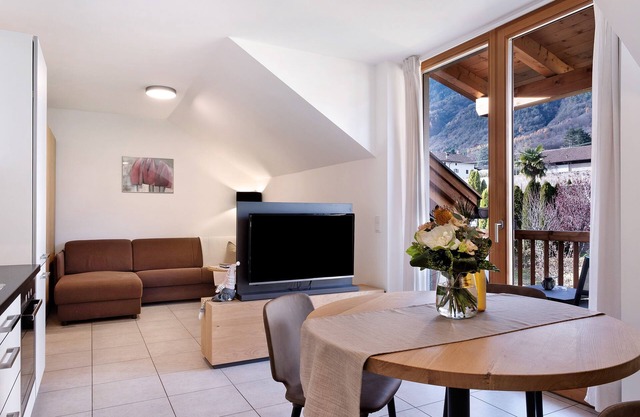 Apartamento "Weingut Lahn zu Eppan Gandkofl" con vistas a la montaña, balcón y Wi-Fi