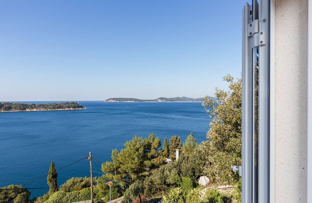 Apartments Lovro - Apartamento dúplex de un dormitorio con terraza y vistas parciales al mar (1)