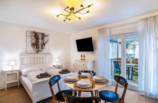 Aposto Apartamento 1 con terraza privada y Wi-Fi