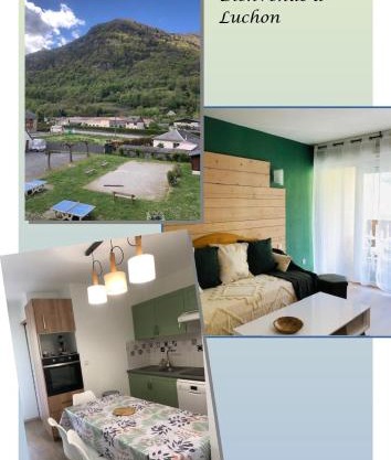appart T 3 Bagnères-de-Luchon vue montagne - piscine mi juin