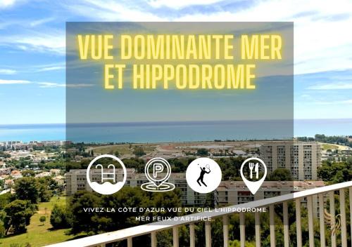 Appt 2 bd-4 pers-Pool wifi Tennis Park-Sea view