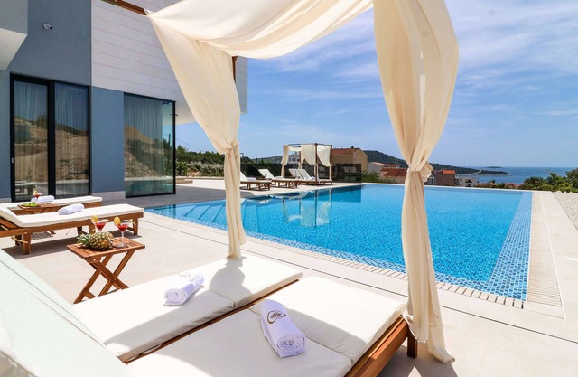 Astonishing villa Golden Lion in welcoming Primošten with spectacular view