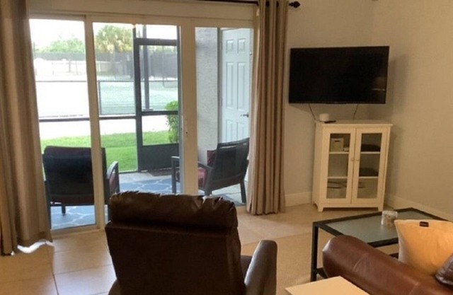 Attractively furnished one bedroom, one and a half bath condo for rent.