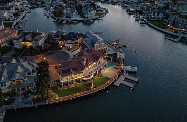Bayfront Mansion w/ Pool, 6BR, Ample Parking & Sunset Views