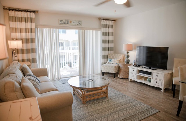 Beachfront Comfort w/ Pool, Balcony & Steps to Flagler Avenue