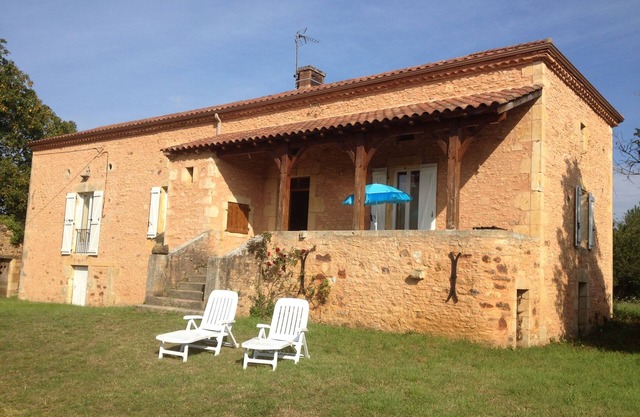 Hermosa casa de campo de piedra del siglo XIX en 20 ha- Cerca de Bonaguil