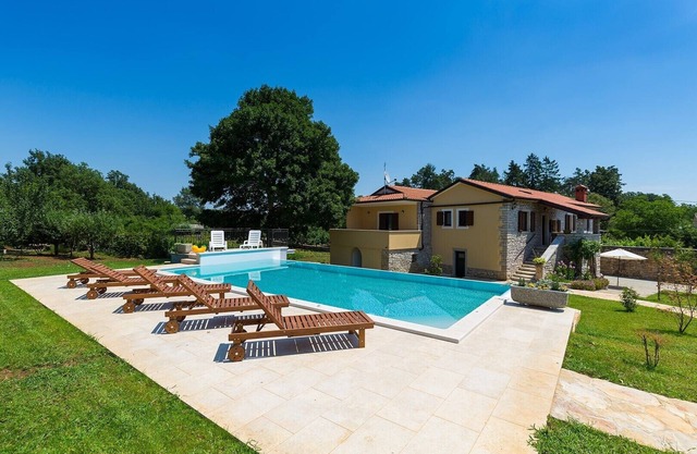 Sany / Villa Sany with private pool, beautiful garden and children playground