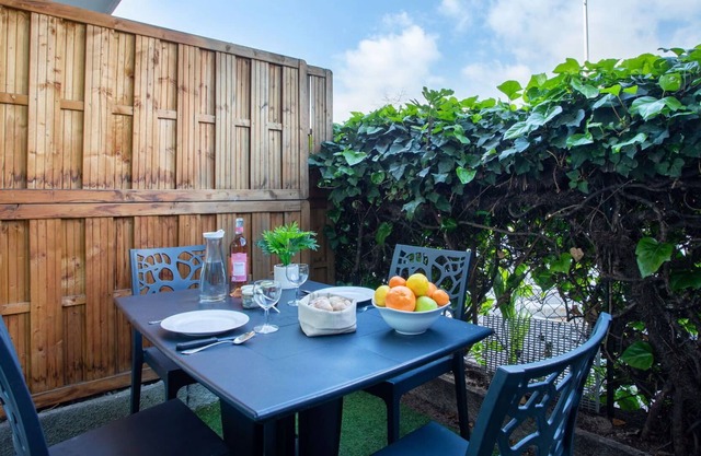 Hermoso apartamento para 2 personas con A/C, WIFI, TV y terraza