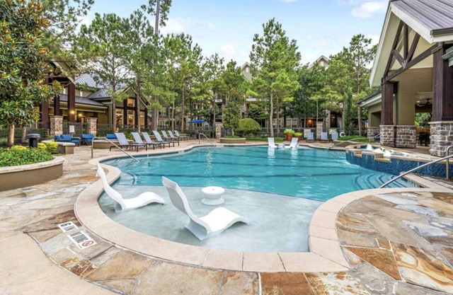 Piscina Vista Hermosa 1 dormitorio condominio / 1 baño en The Woodlands