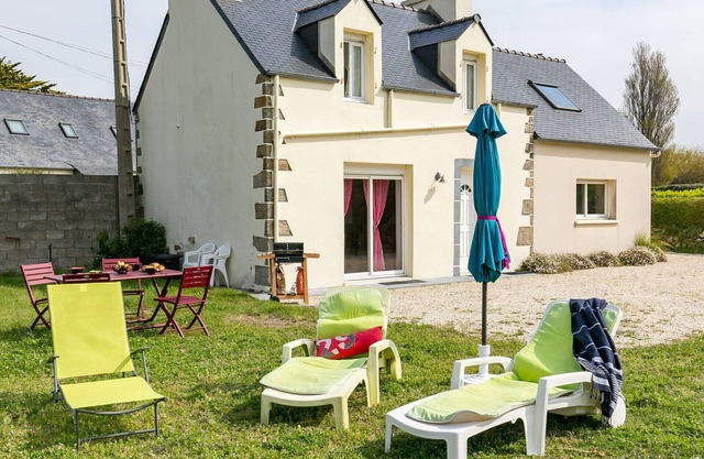 Preciosa casa de vacaciones privada para 4 personas con TV, mascotas permitida y aparcamiento