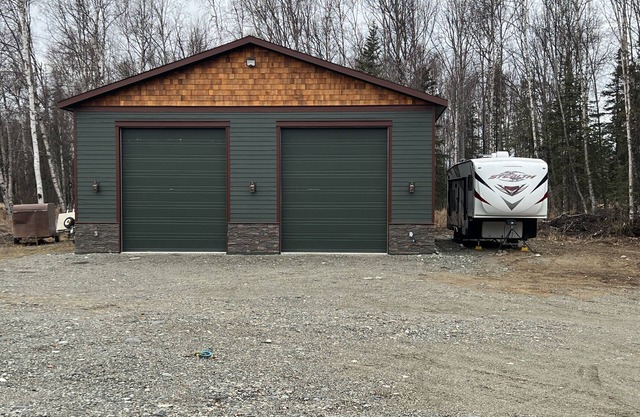 Beautiful, SPACIOUS home on five acres in the middle of the Mat-Su Valley.