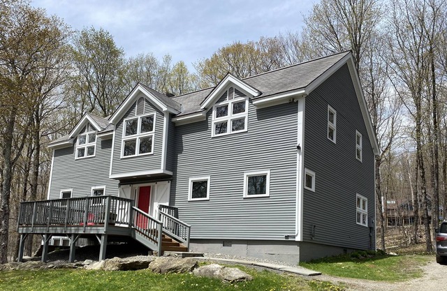 Beautiful Vermont home set on a private property with a view of Stratton Mt