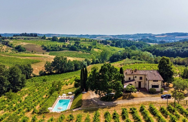 Estupenda casa de vacaciones con piscina privada, WIFI, TV, patio, vista panorámica, aparcamiento