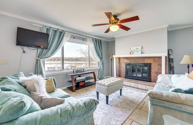 Belleville Lake House w/ Fire Pit & Patio!