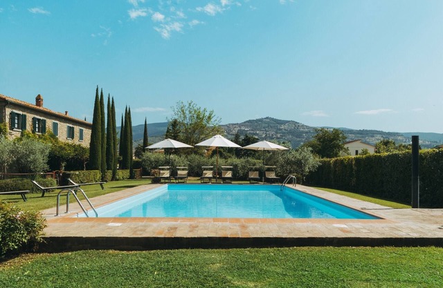 Casa de campo vintage en Cortona con piscina