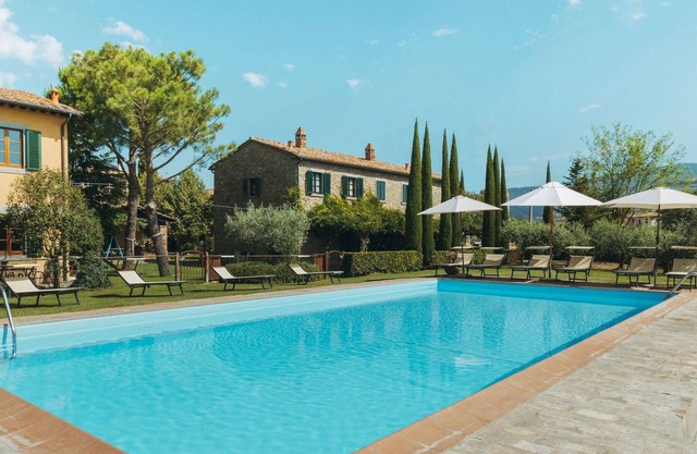 Casa de campo tranquila en Cortona con piscina