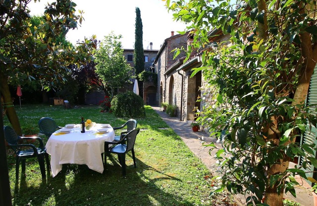 Casa de vacaciones vintage en Cortona con piscina
