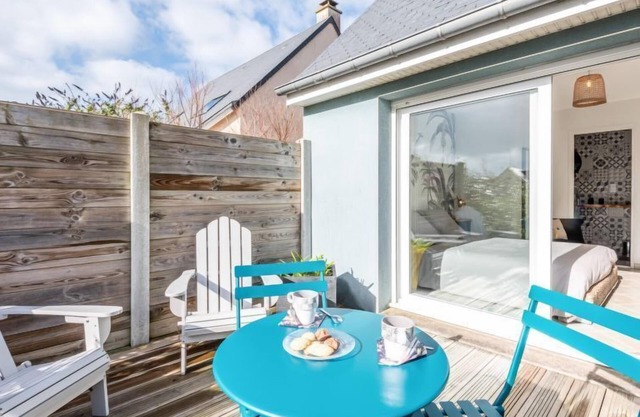 Casa de vacaciones Blue House (BAY403) en Bretteville sur Ay - 6 personas, 3 dormitorios