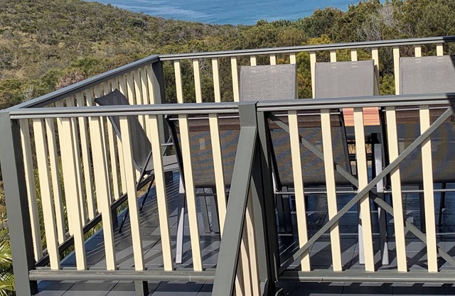 Bonny seascape - large family home with ocean views and pool
