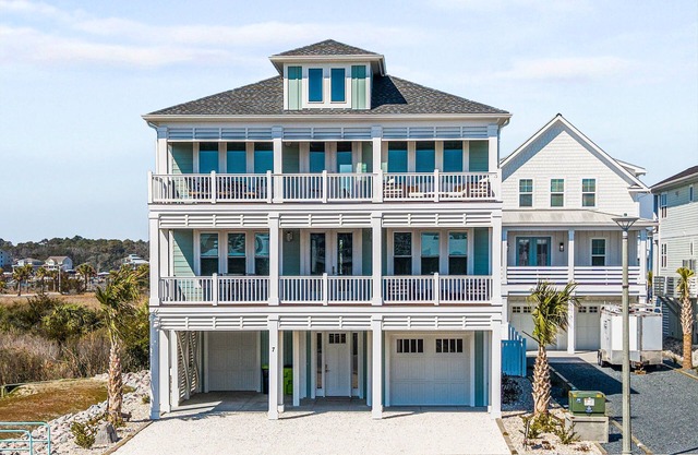 "BRAND NEW" 5BR Retreat w/ Private Pool in Exclusive Gated Ocean Isle Beach