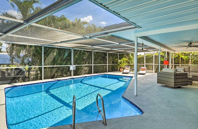 Bright + Airy Canalfront Getaway w/ Heated Pool!
