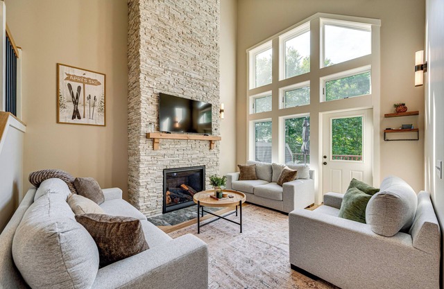Ski-In/Ski-Out: Recently Built Burke Townhome!
