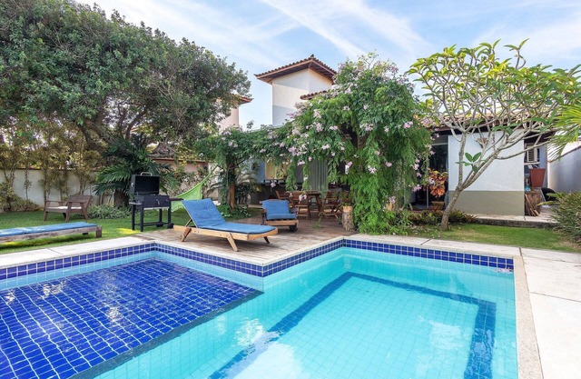 Bz26 a 40 metros de la playa! Casa grande con piscina