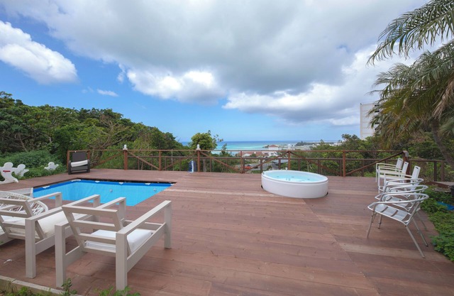 C 380㎡ Vista al mar en la cima de Onna Quiet 4BR 3bath