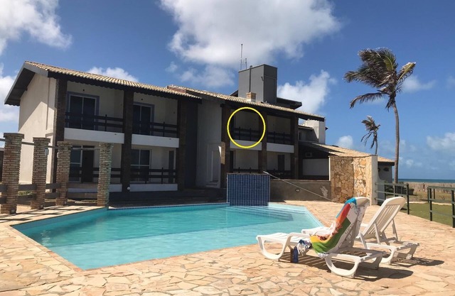 CABIN APARTMENT (with sea view and pool)