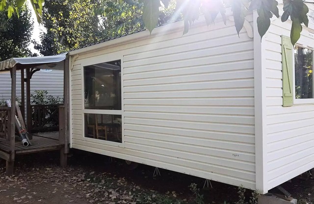 Camping Au Bois Dormant *** - Casa móvil IRM LOGGIA 3 habitaciones 4 personas