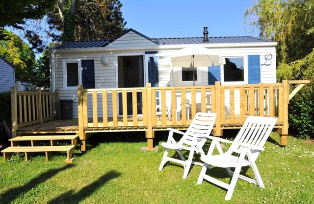 Camping Le Raguenès Plage **** - Mobilhome OCEANE 3 habitaciones 4 personas