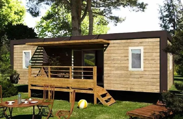 Camping Les Bruyeres *** - Casa móvil Alizé 3 Piezas 4/6 Personas