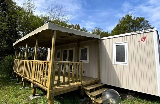 Camping La Clairière **** - Casa Móvil O'Hara 3 Habitaciones 4 Personas