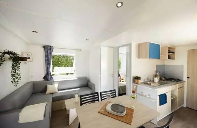 Camping Plage de Treguer *** - Casa móvil 4 piezas 6/7 personas