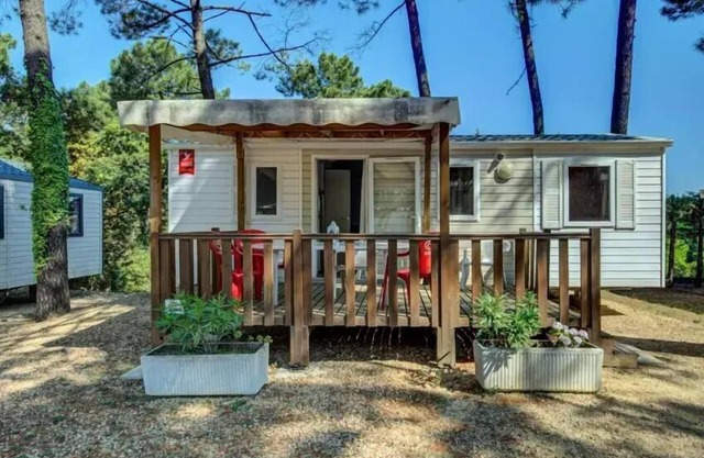 Campsite La Pinède in Provence *** - Mobil Home Sauge Plus 4 Rooms 6 People Air Conditioned + TV