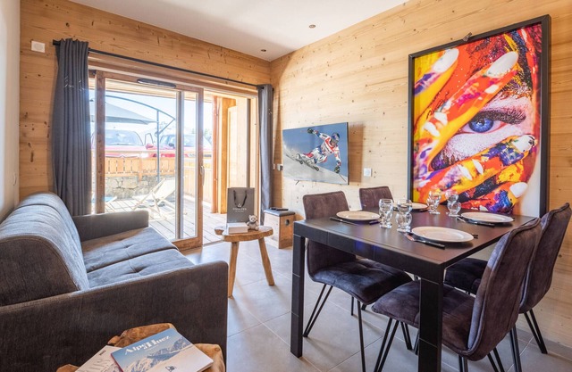 Apartamento céntrico con terraza sur y cerca de las pistas