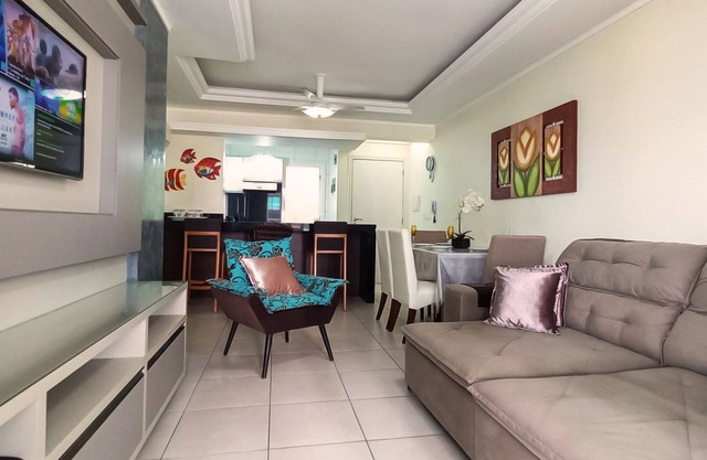 Centro De Capão Da Canoa, Apartamento Con Alambre Frente, Con Dos Dormitorios