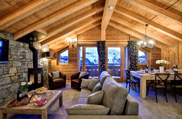 Chalet Crocus Blanc - Lujoso apartamento en chalet en La Plagne