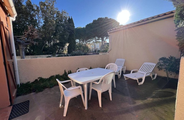 Villa para 6 personas con terraza, cerca de la playa y comercios, en zona tranquila de Port Leucate
