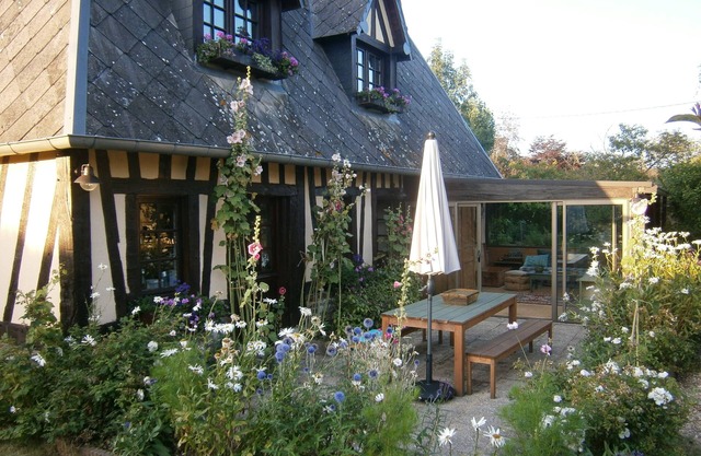 Encantadora casa de campo detrás de honfleur