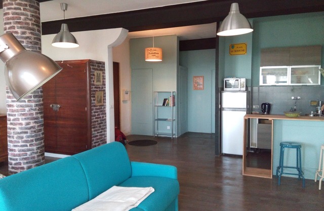 Encantador loft frente al mar, paseo marítimo de los ingleses