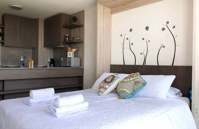 Estudio con encanto - con vista a la montaña, piscina y gimnasio