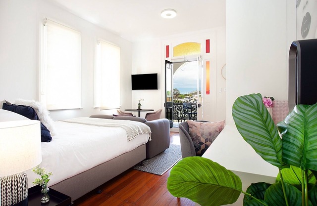 Estudio con encanto con balcón en el centro de Glebe