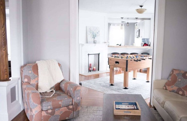 Cityside Escape: Game Room, Fireplace & Fire Pit!