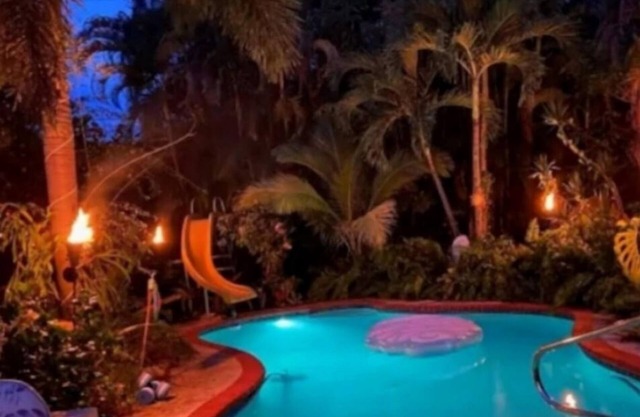 Clothing, optional pool in hot tub for collaborations, filming and parties