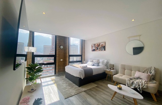 Comfy & central studio with wonderful view
